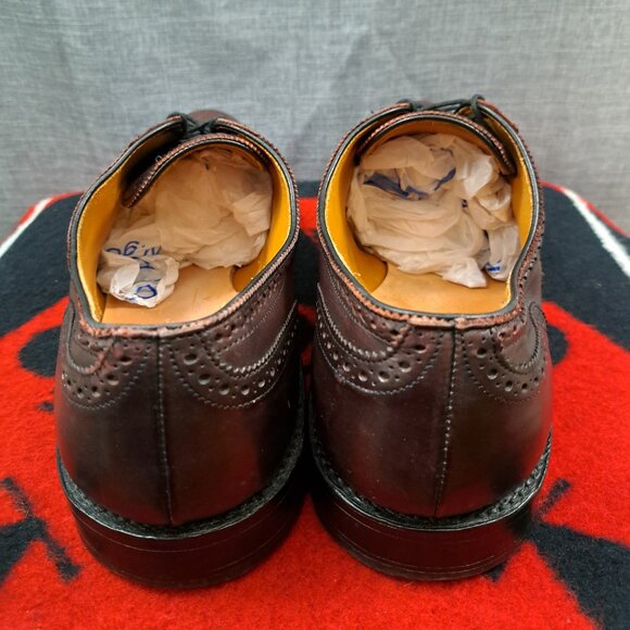 %Size 15 Men Allen Edmonds Lexington Oxfords Dress Shoes Brown Leather / D3 main image 12